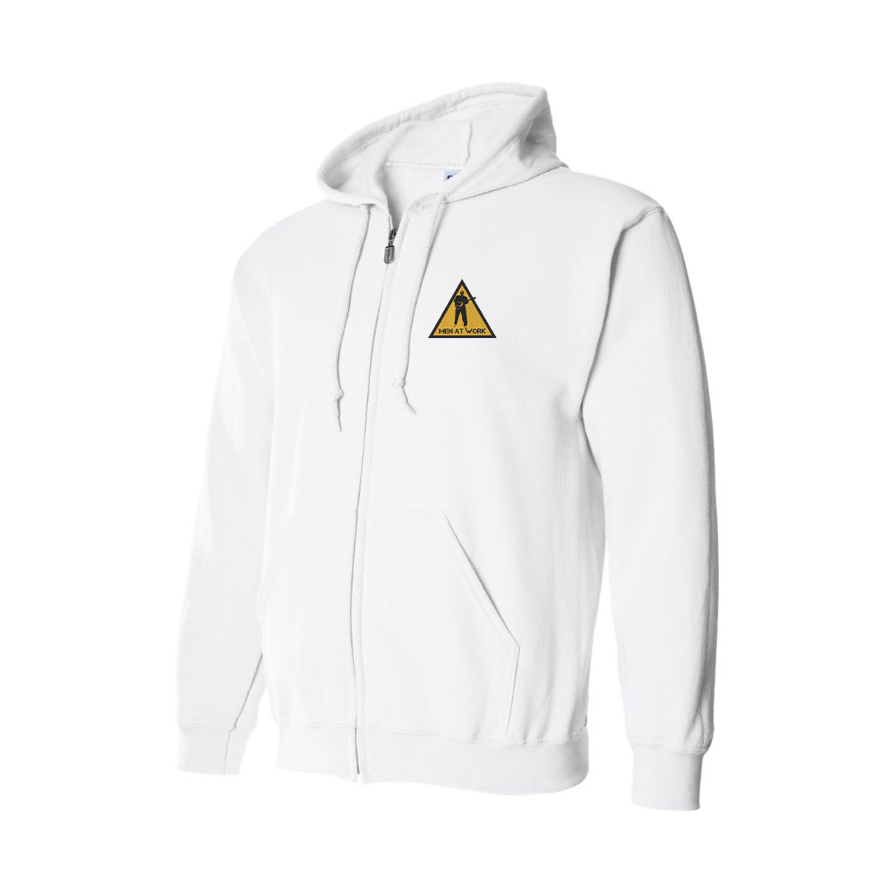 Men's Men at Work Logo Zipper Hoodie