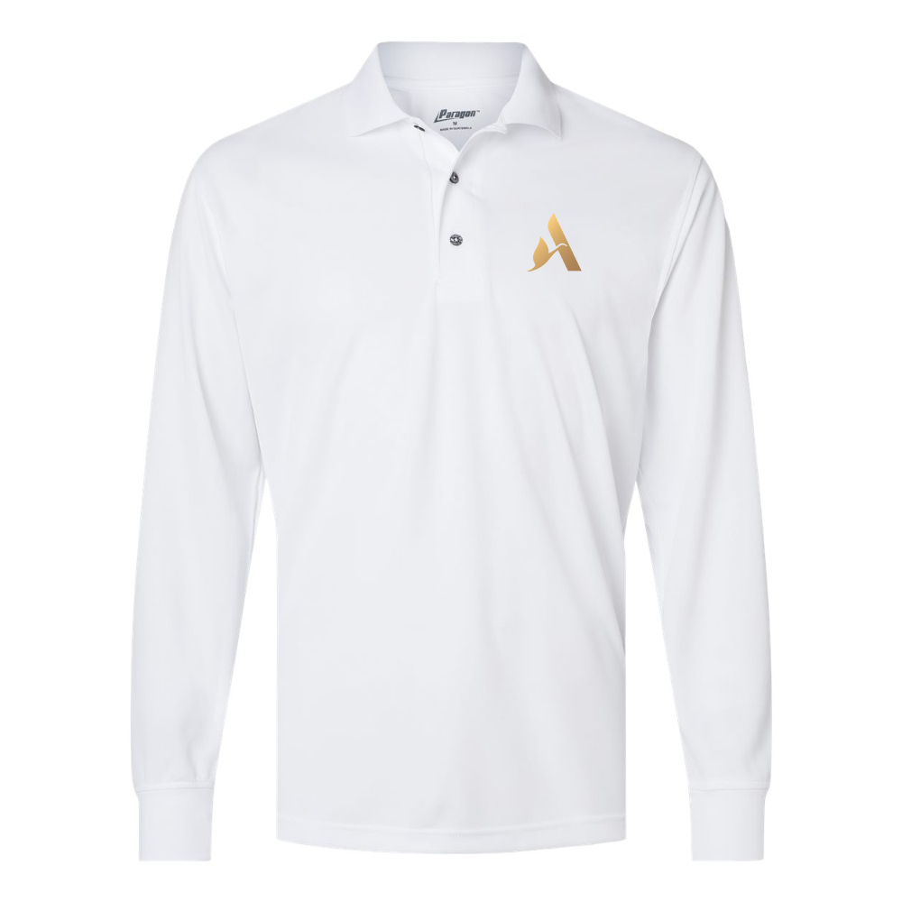 Men's Accor Golden Logo Paragon Prescott Long Sleeve Polo