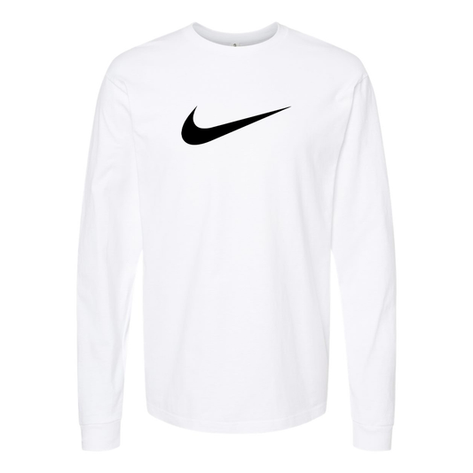 Youth Nike Wave Logo Cotton Long Sleeve T-Shirt
