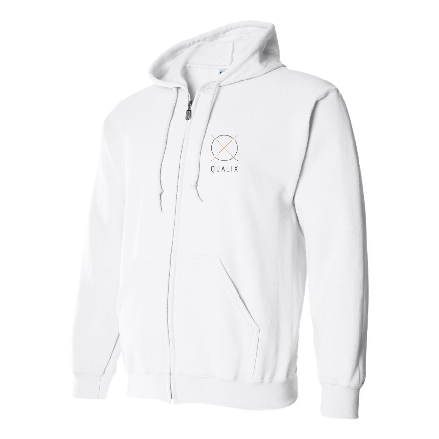 Men's QUALIX Logo Zipper Hoodie