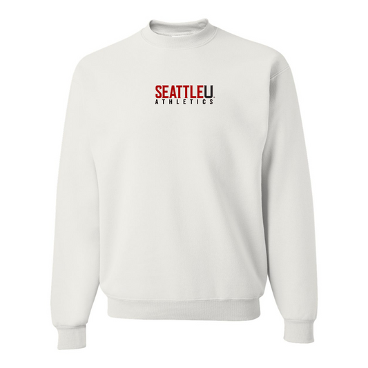Men's Seattle Redhawks Logo JERZEES NuBlend Crewneck Sweatshirt