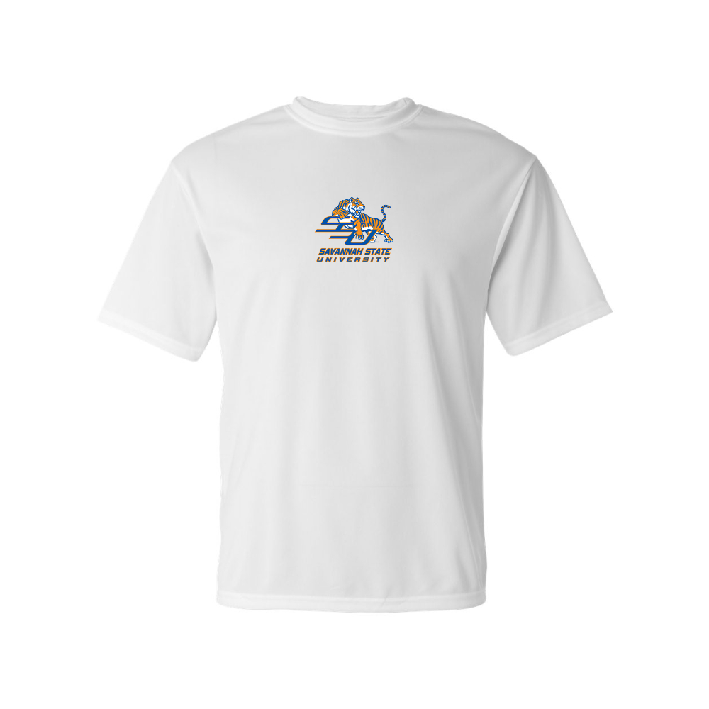 Men's Savannah State Tigers Logo Polyester T-Shirt