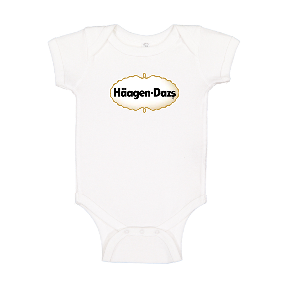 Haagen Dazs Logo Baby Romper Onesie