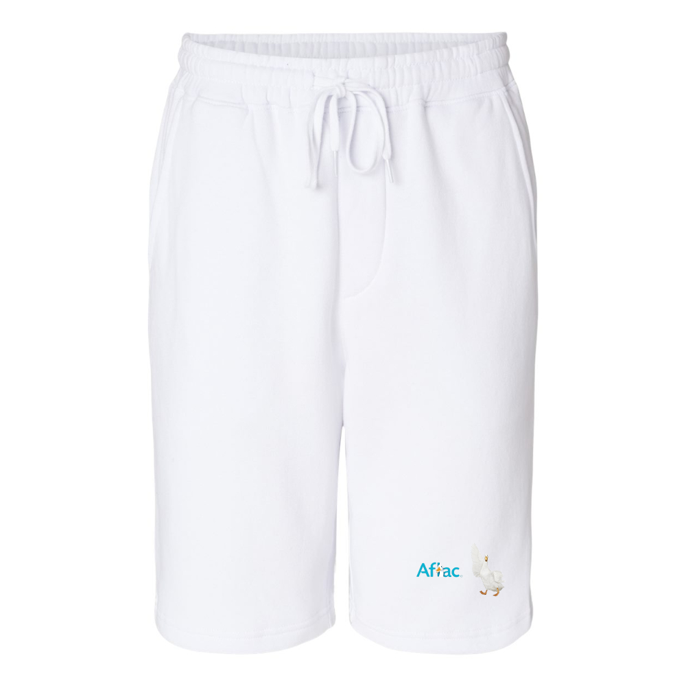 Men's Aflac Logo and Duck Independent Trading Co Midweight Fleece Shorts