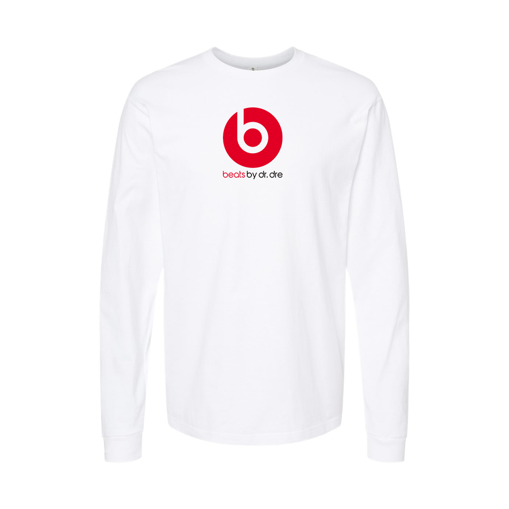 Men's Beats-by Dre Logo Long Sleeve T-Shirt