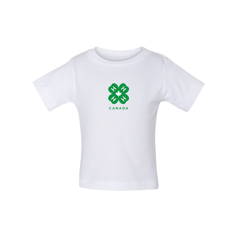 4H Canada Logo BELLA CANVAS Infant Jersey Tee