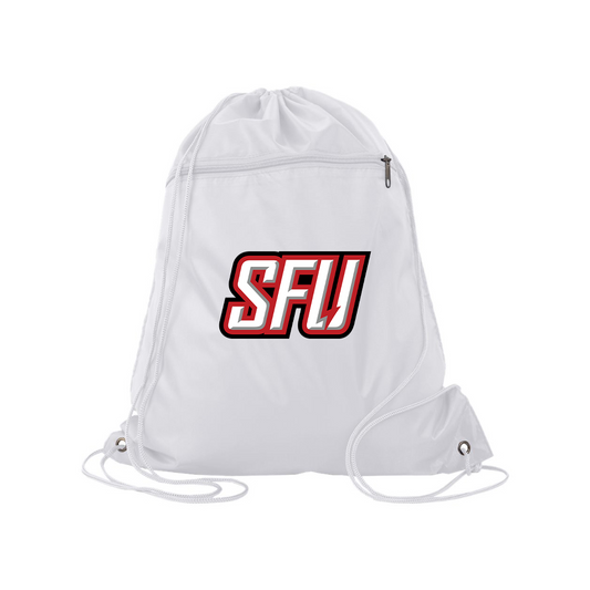 Saint Francis Red Flash Logo Q-Tees - Polyester Cinchpack