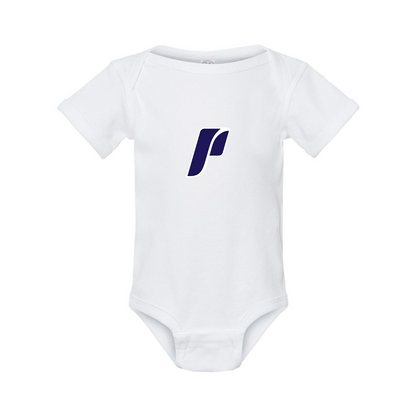 Portland Pilots Logo  Rabbit Skins Infant Baby Rib Bodysuit