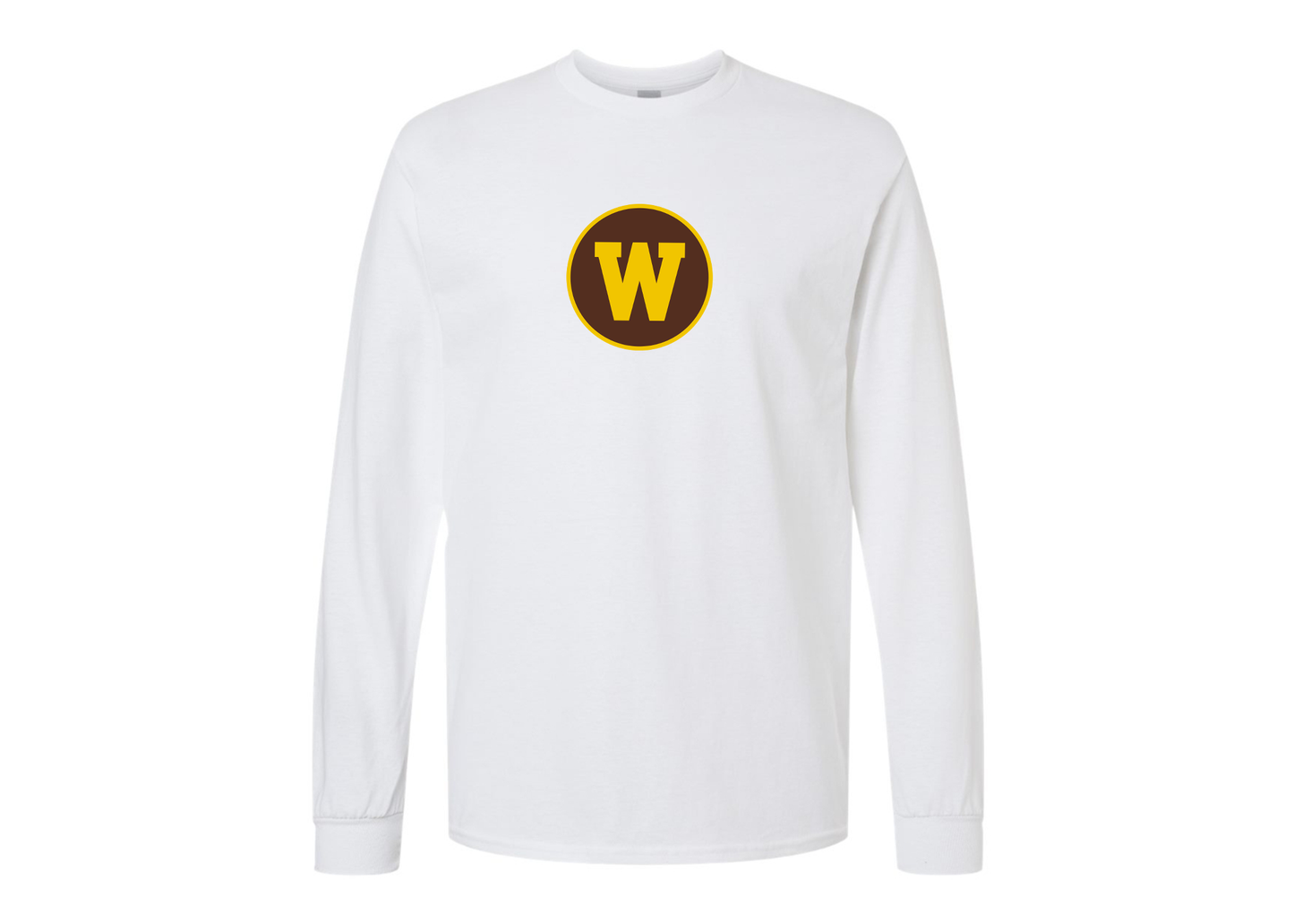 Men's Western Michigan Broncos Gildan Heavy Cotton Long Sleeve T-Shirt