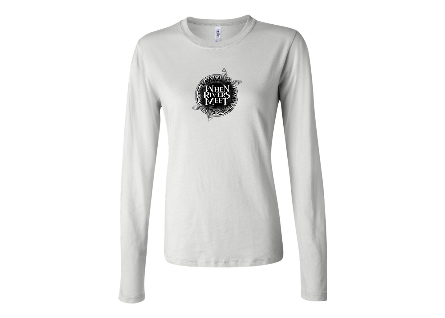 BELLA CANVAS Women’s When Rivers Meet Jersey Long Sleeve Tee