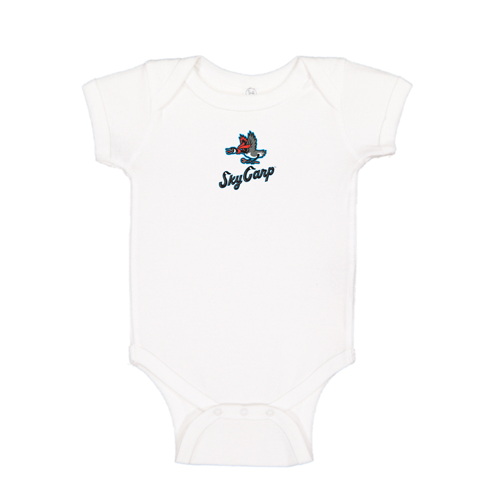Beloit Sky Carp Logo Baby Romper Onesie