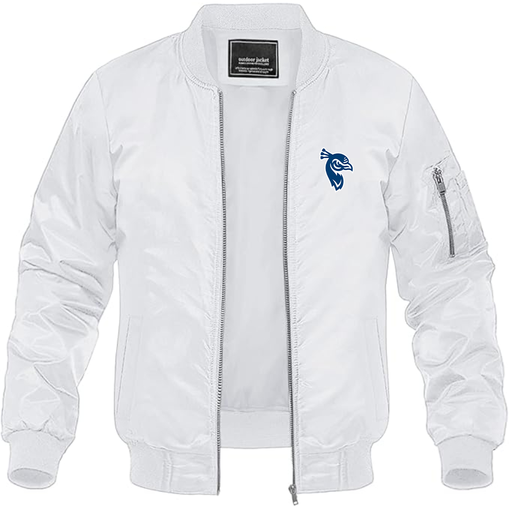 Men's Saint Peters Peacocks Logo Lightweight Bomber Jacket Windbreaker Softshell Varsity Jacket Coat