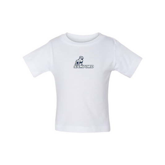 Samford Bulldogs Logo BELLA CANVAS Infant Jersey Tee