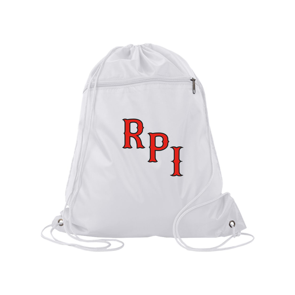RPI Engineers Logo Q-Tees - Polyester Cinchpack