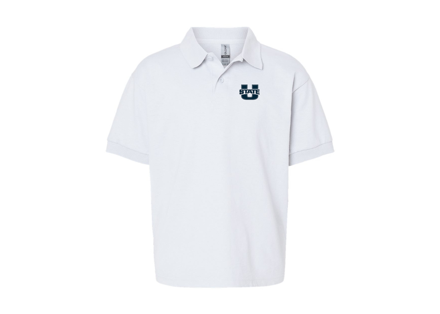 Youth Utah State Aggies Gildan Dry Blend Jersey Polo