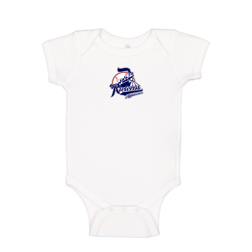Aguascalientes Rieleros Logo Baby Romper Onesie