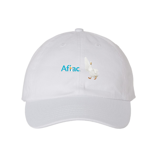 Aflac Logo and Duck Valucap Adult Bio-Washed Classic Dad Hat
