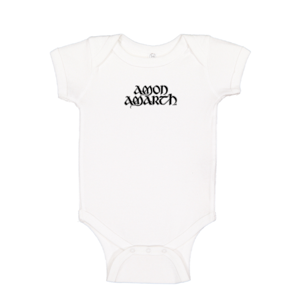 Amon Amarth Logo Baby Romper Onesie