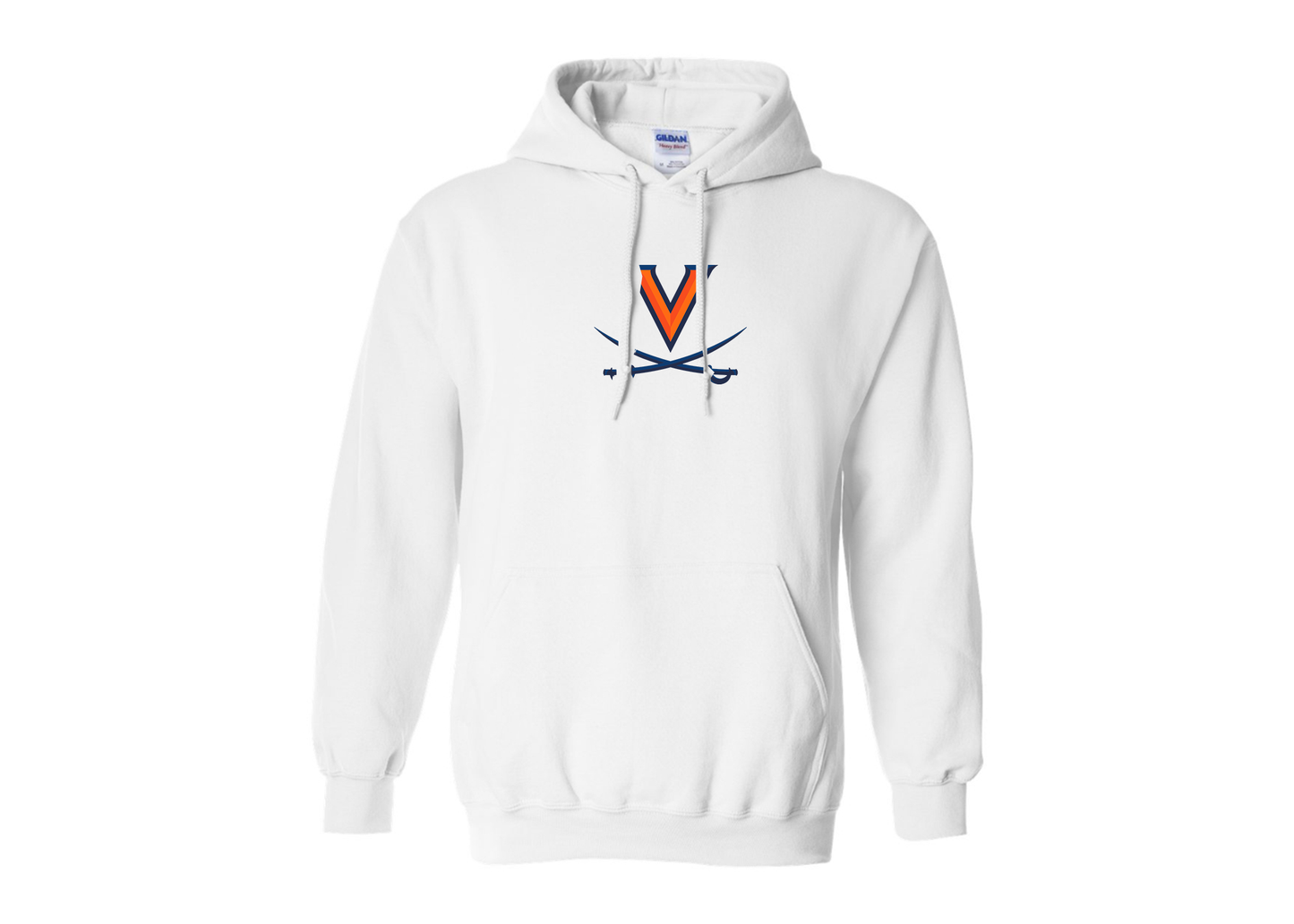 Men's Virginia Cavaliers Gildan  Heavy Blend Hooded Sweatshirt