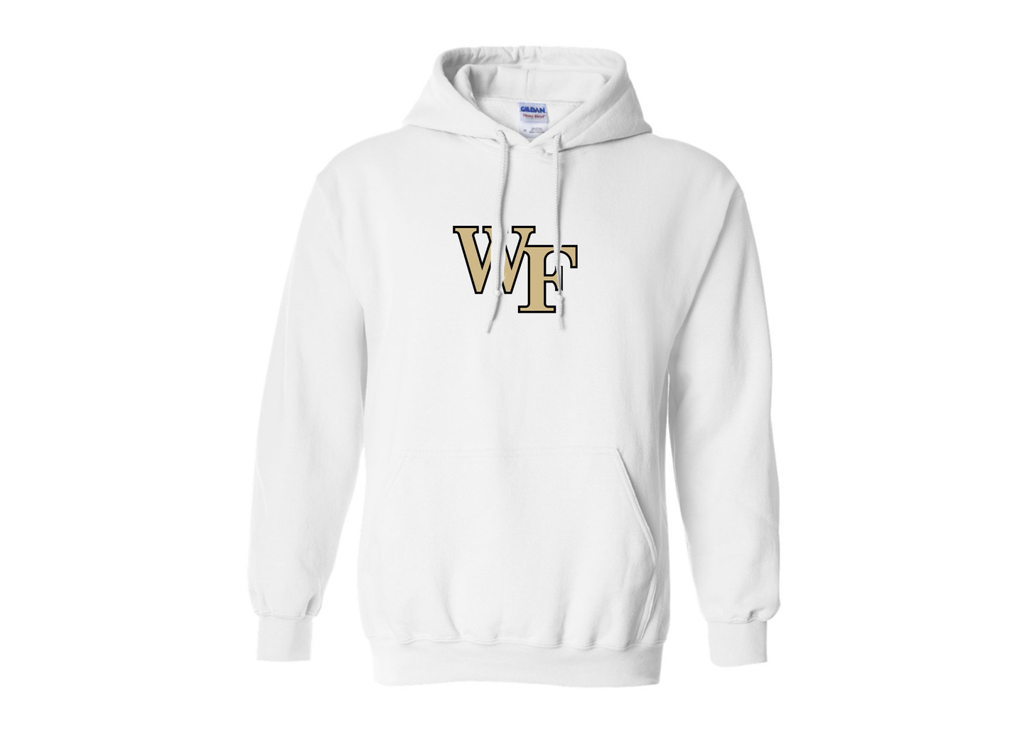 Men's Wake Forest Demon Deacons Gildan  Heavy Blend Hooded Sweatshirt