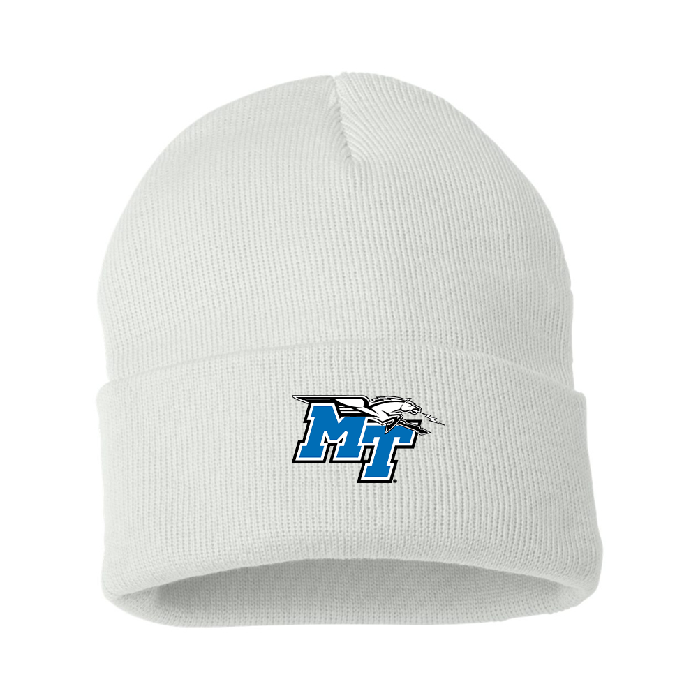 Middle Tennessee Blue Raiders Logo Beanie Hat