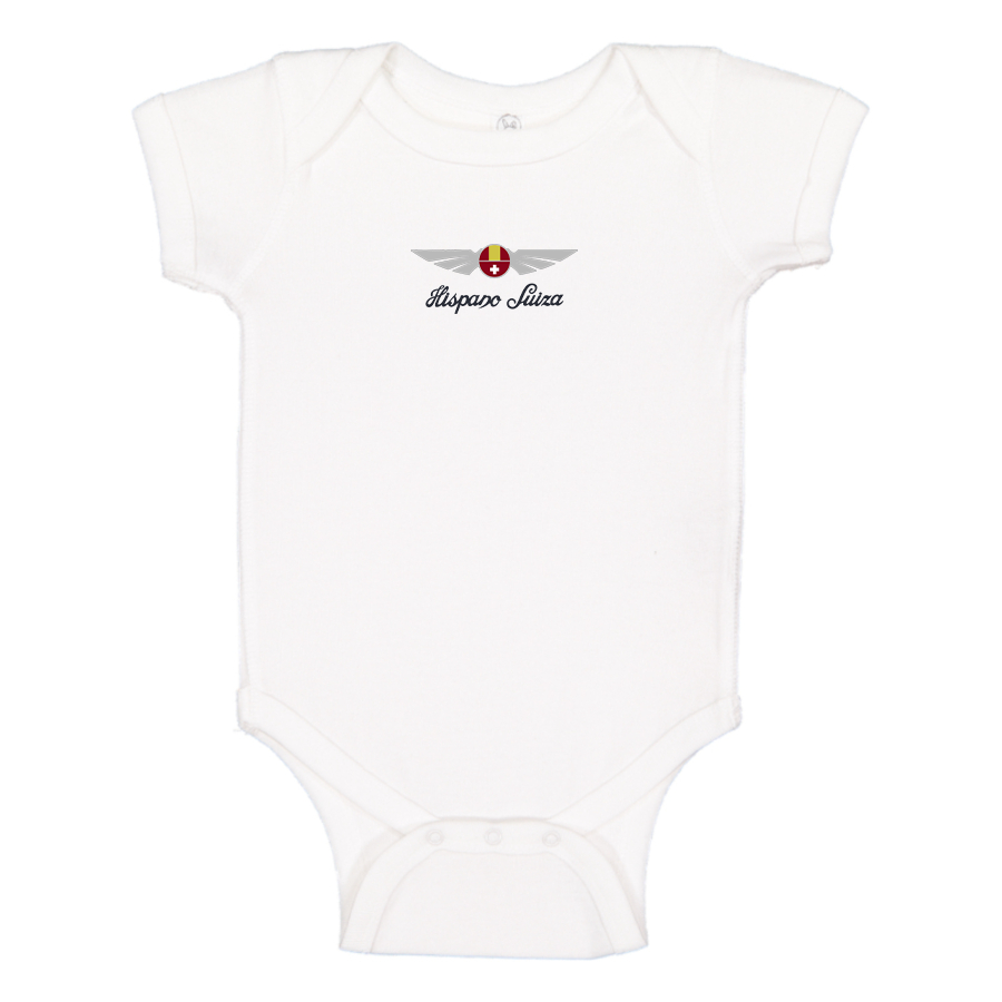 Hispano Suiza Logo Baby Romper Onesie