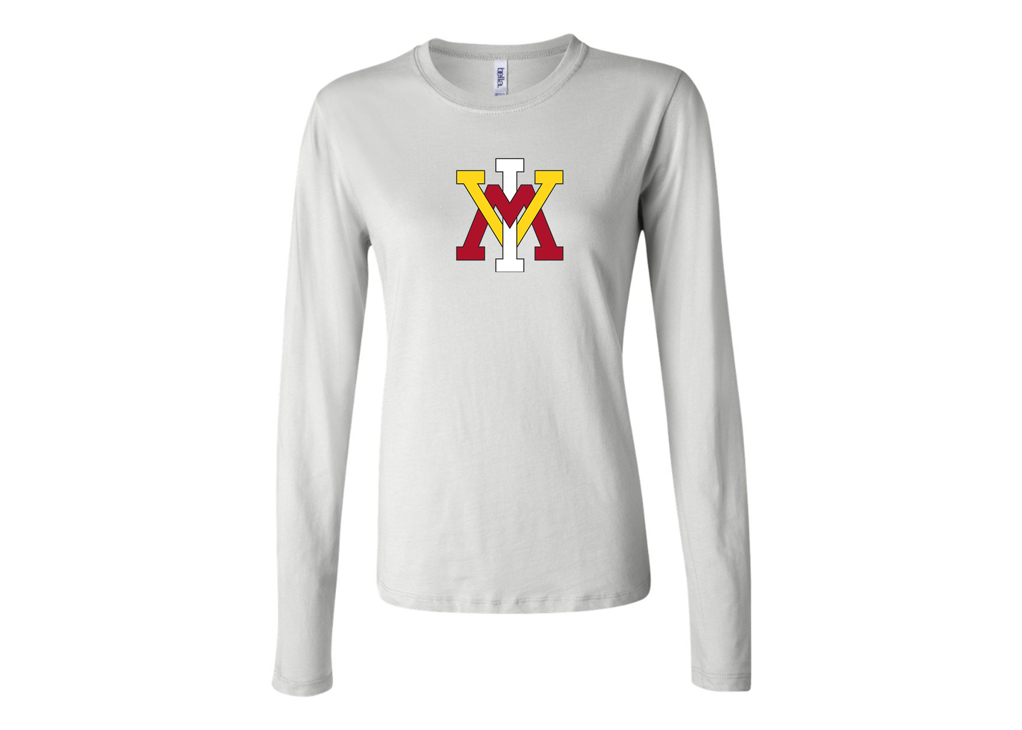 BELLA CANVAS Women’s VMI Keydets Jersey Long Sleeve Tee