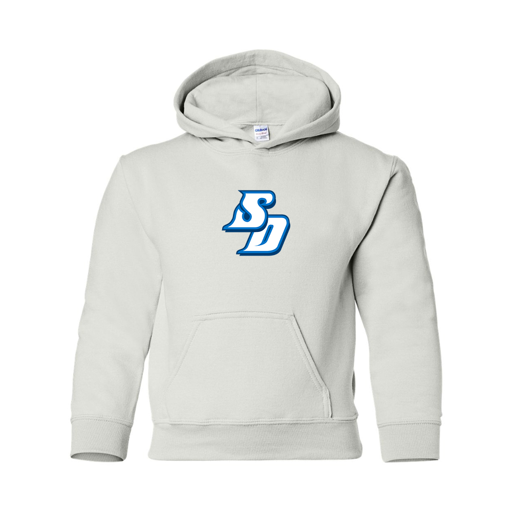 Youth San Diego Toreros Logo Gildan Heavy Blend  Hooded Sweatshirt