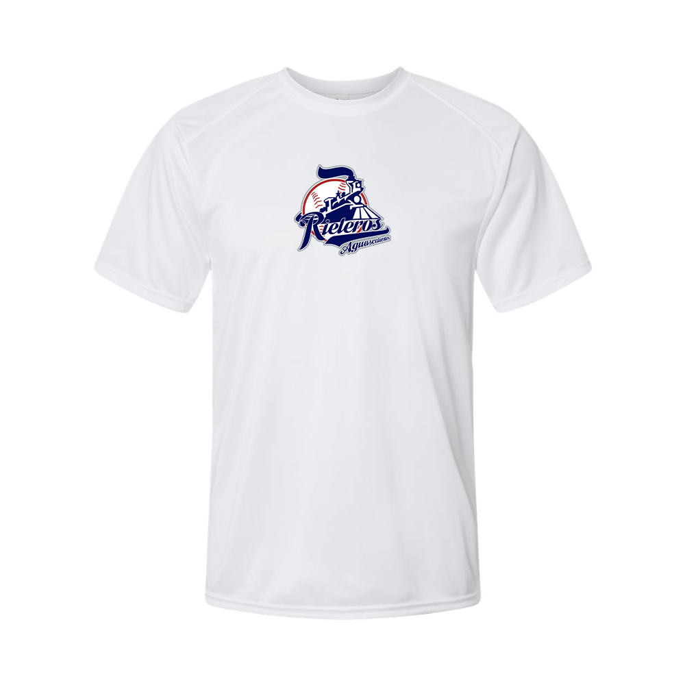 Men's Aguascalientes Rieleros Logo Polyester T-Shirt