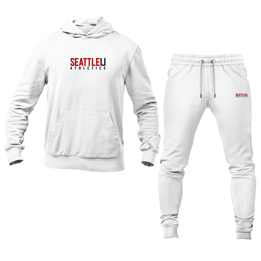 Men's Seattle Redhawks Logo Hoodie Joggers Set