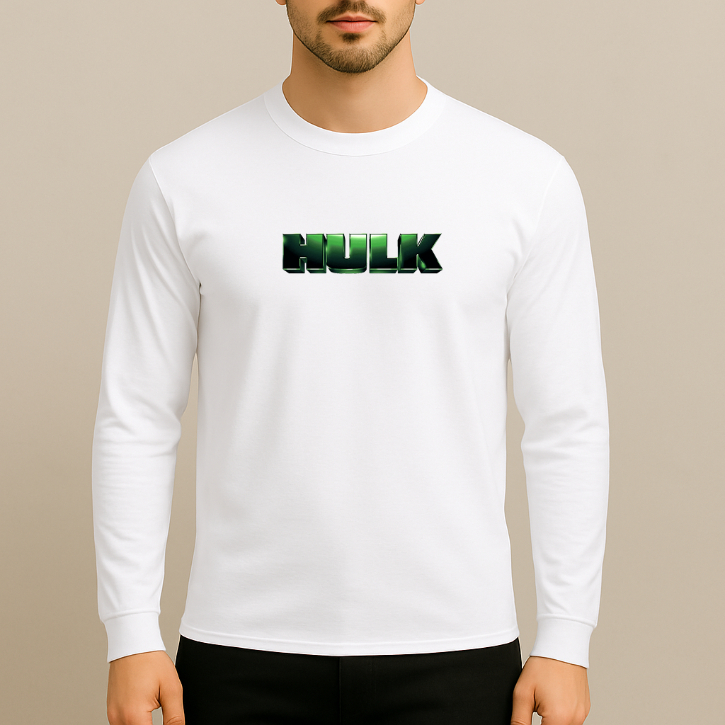 The Hulk Marvel Superhero Long Sleeve T-Shirt