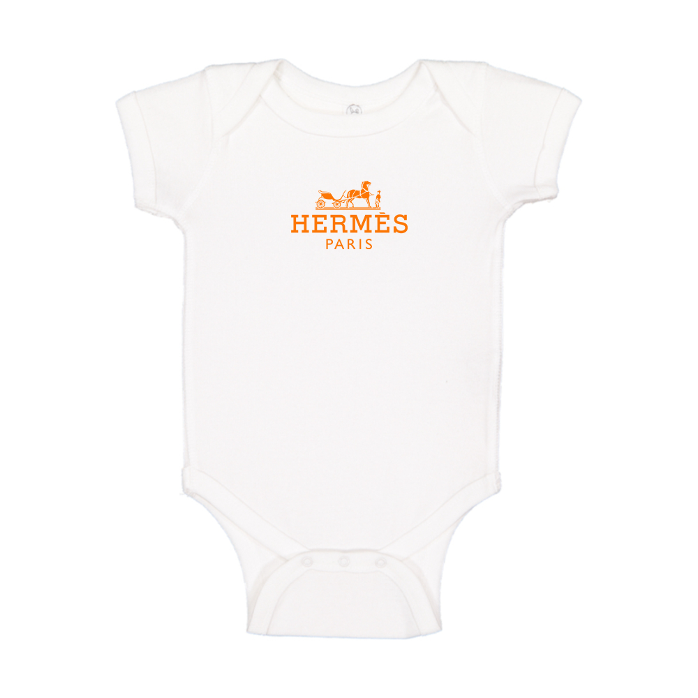 Hermès Logo Baby Romper Onesie