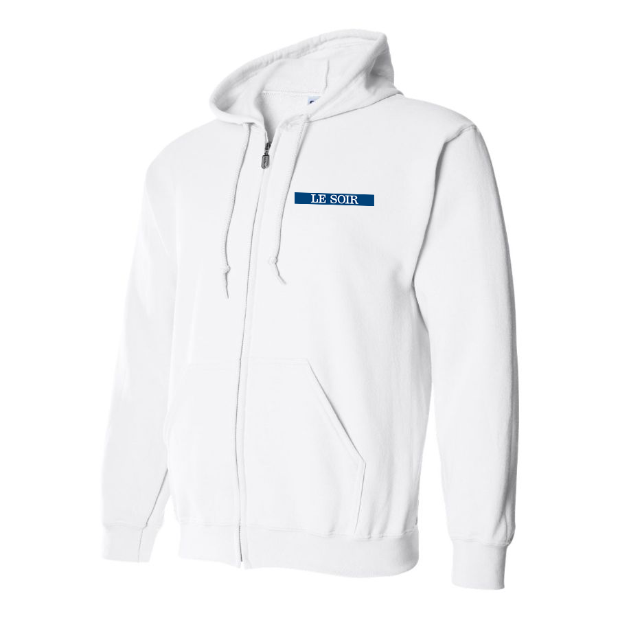 Men's Le soir Logo Zipper Hoodie