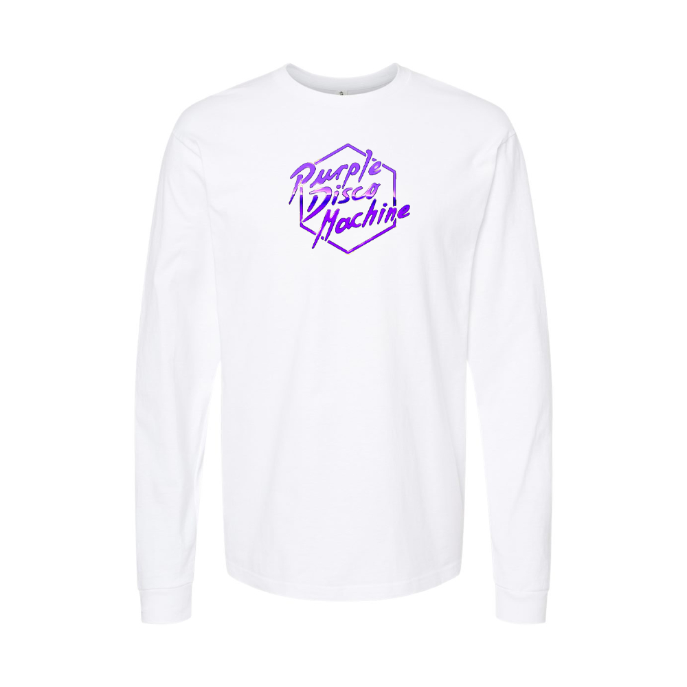 Men's Purple Disco Machine Long Sleeve T-Shirt