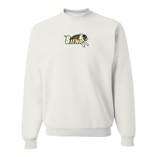 Men's Siena Saints Logo  JERZEES NuBlend Crewneck Sweatshirt