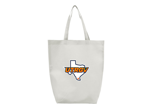 UTRGV Vaqueros Q-Tees Non-Woven Gusset Bottom Tote