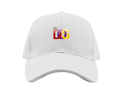 MS DOS Logo Dad Baseball Cap Hat