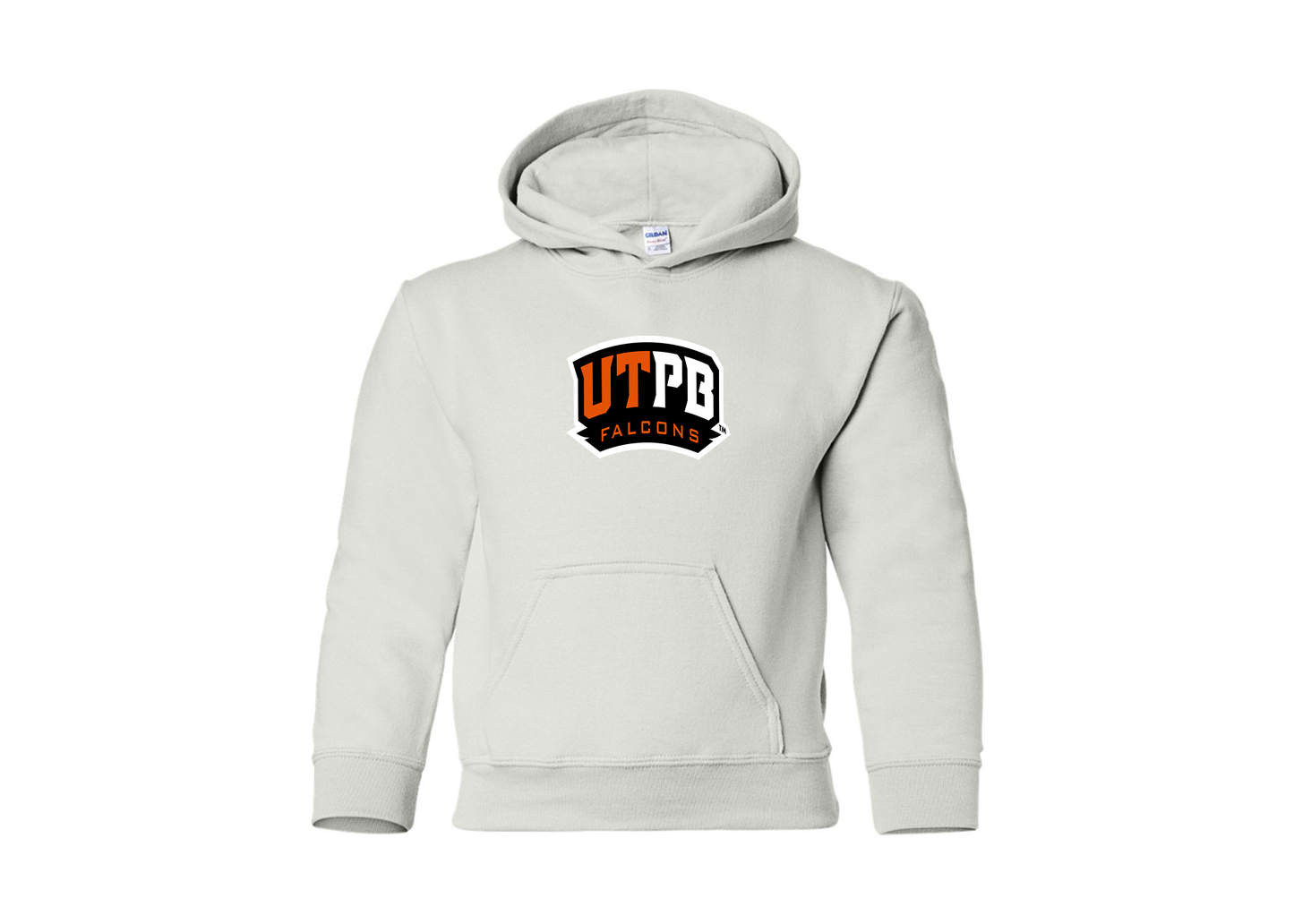 Youth UTPB Falcons Gildan Heavy Blend  Hooded Sweatshirt