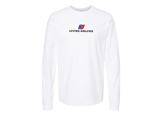 Men's United Airlines Logo Long Sleeve T-Shirt