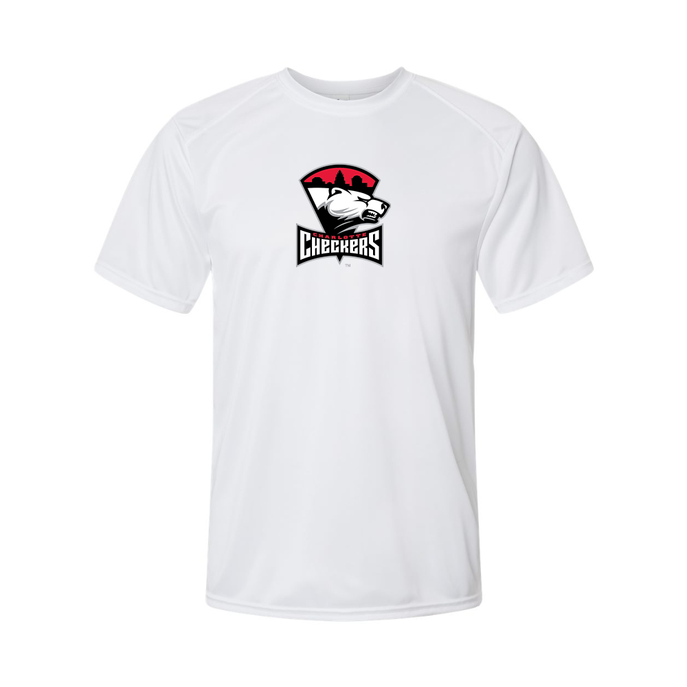Men's Charlotte Checkers Logo Polyester T-Shirt