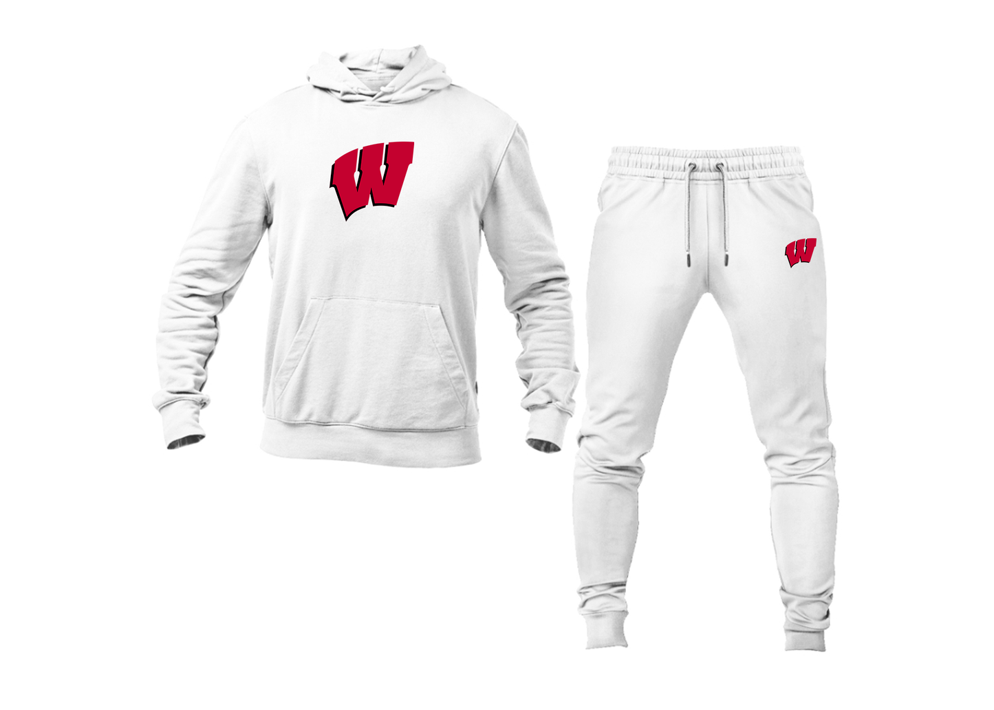 Men's Wisconsin Badgers Hoodie Joggers Set
