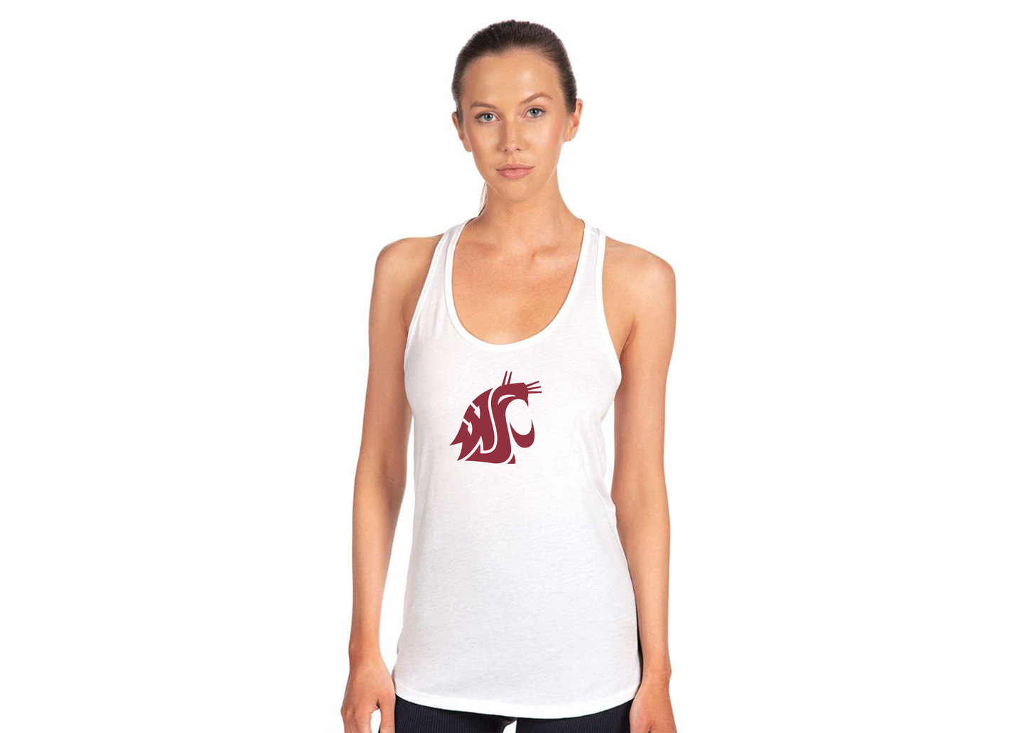 Women's Washington State Cougars Next Level Ideal Racerback Tank
