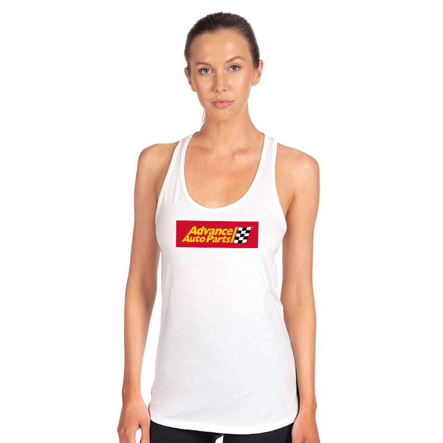 Women's Advance Auto Parts Logo Next Level Ideal Racerback Tank