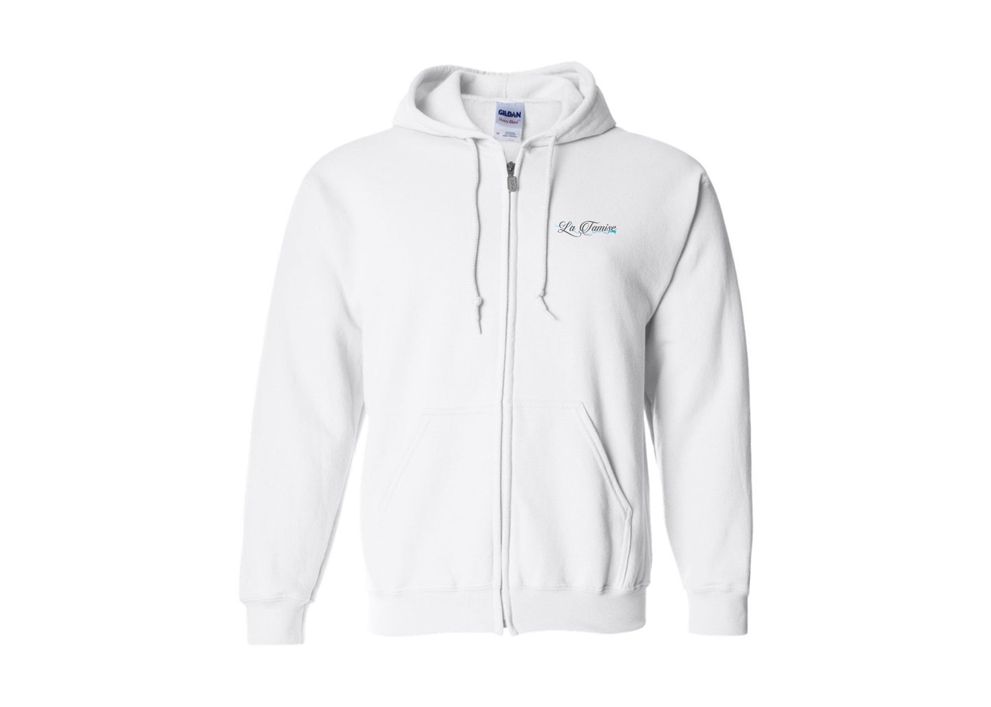 Men's La Tamise Logo Gildan  Heavy Blend Full Zip Hooded Sweatshirt