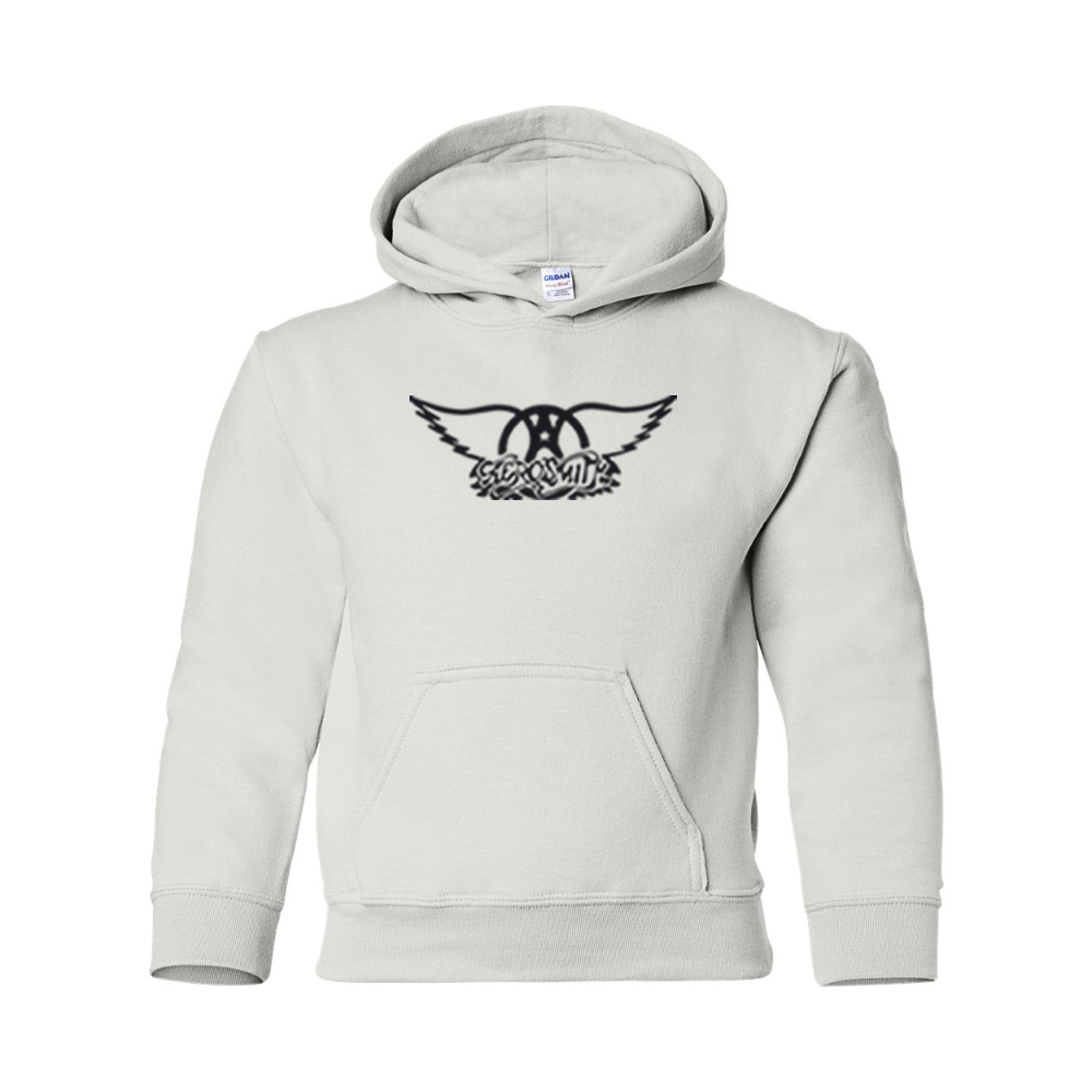 Youth Aerosmith Logo Gildan Heavy Blend  Hooded Sweatshirt