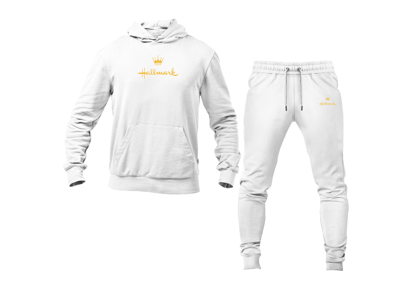 Men's Hallmark golden logo Hoodie Joggers Set