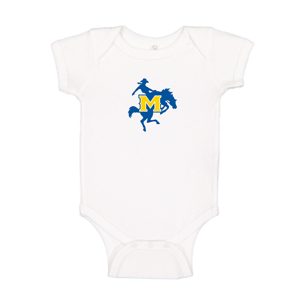 McNeese State Cowboys Logo Baby Romper Onesie