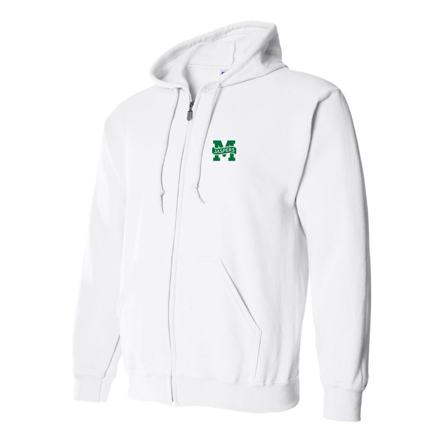 Men's Manhattan Jaspers Logo Zipper Hoodie