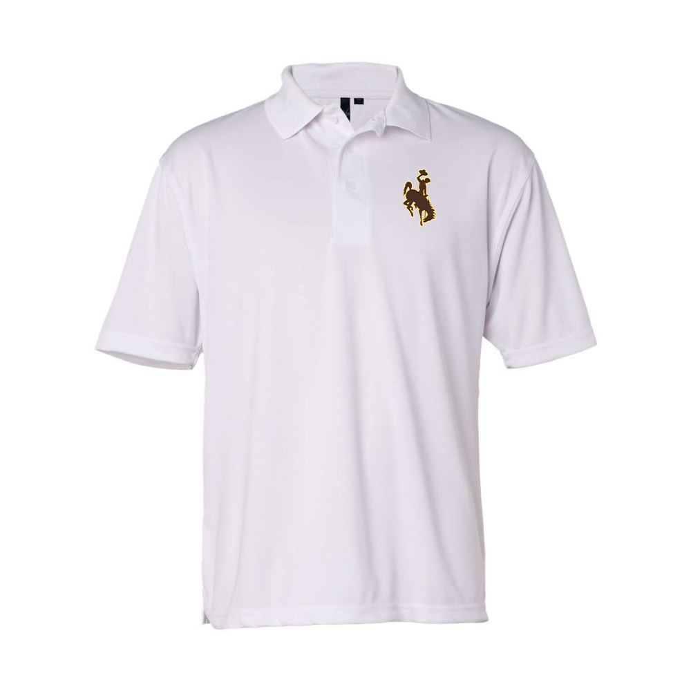 Men's Wyoming Cowboys Sierra Pacific Moisture Free Mesh Polo