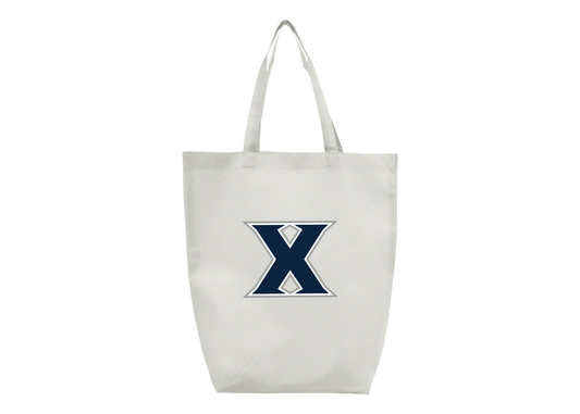 Xavier Musketeers Q-Tees Non-Woven Gusset Bottom Tote